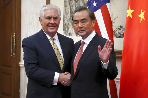 North Korea, South China Sea on Tillerson agenda in Beijing